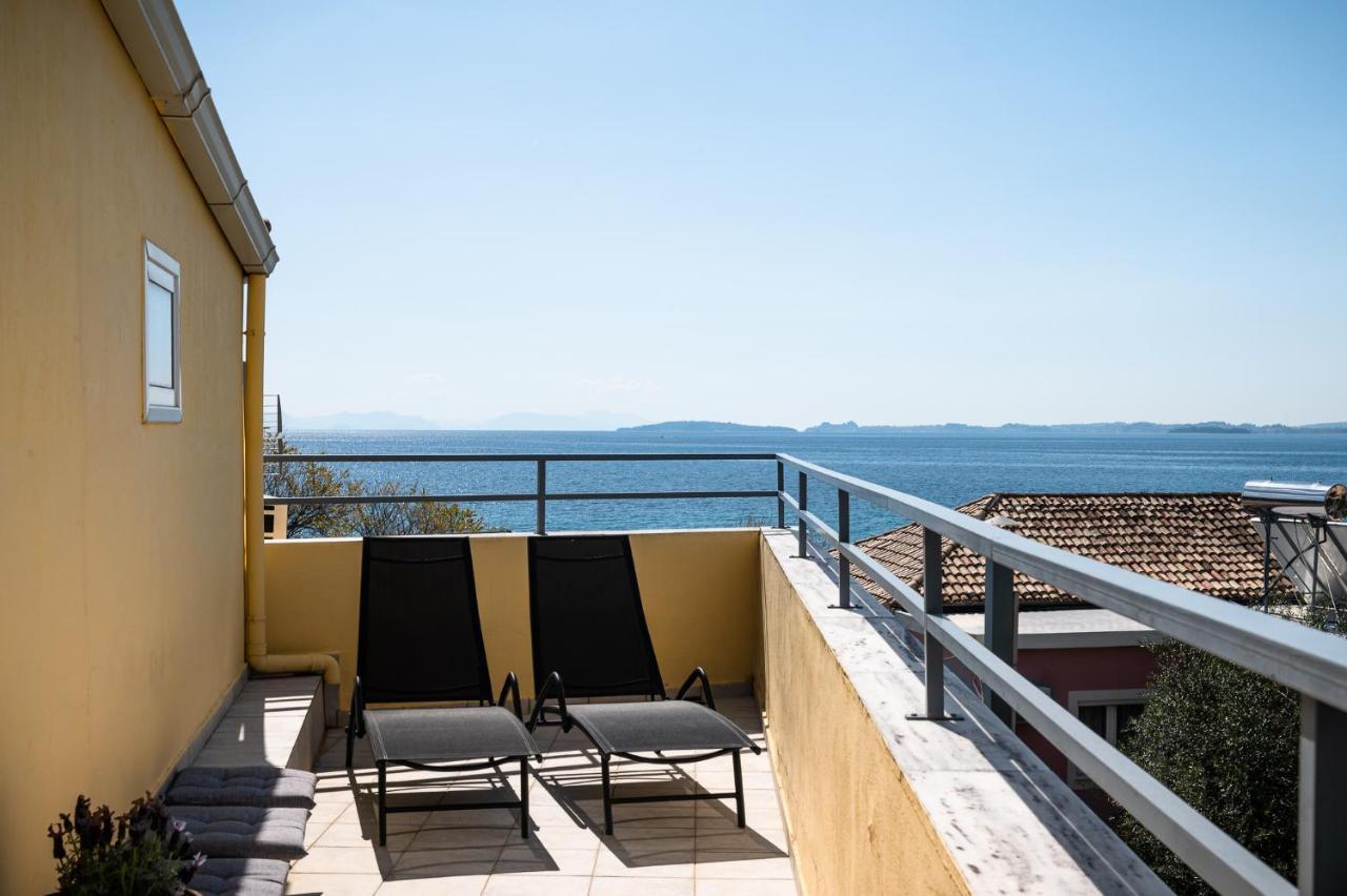 The Seaview Corner Apartments By Konnect, Ipsos Corfu Exterior foto